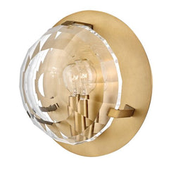 Nala Small Single Light Sconce by Fredrick Ramond - Elegant Black or Heritage Brass Wall Fixture