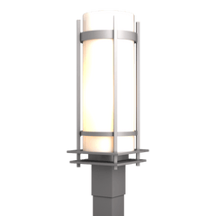 Hubbardton Forge Banded Outdoor Post Light, Dimmable, 150W, Multiple Finish Options, UL Wet Rated
