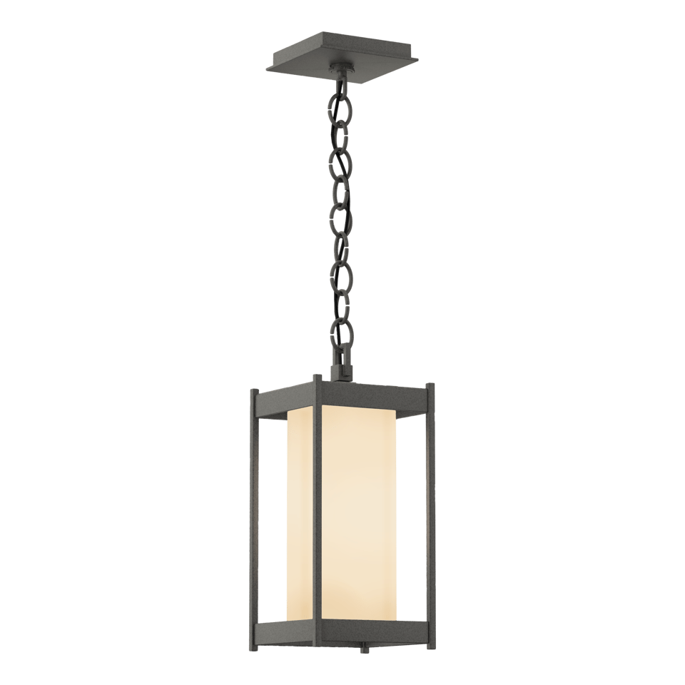 Cela Medium Outdoor Lantern by Hubbardton Forge - Dimmable, Durable, Versatile Design, Multiple Finishes