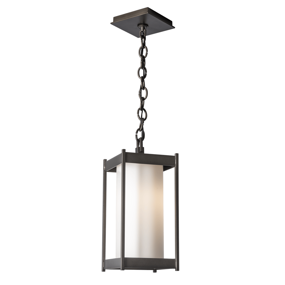 Cela Medium Outdoor Lantern by Hubbardton Forge - Dimmable, Durable, Versatile Design, Multiple Finishes