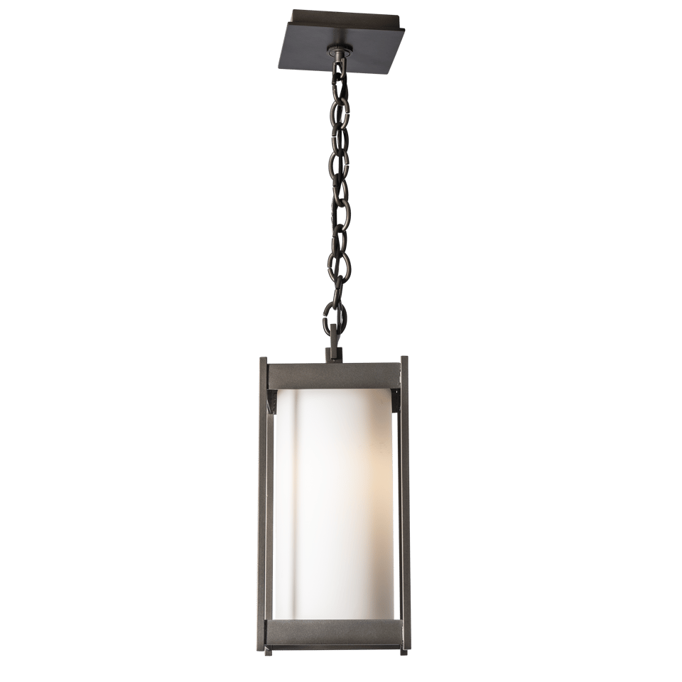 Cela Medium Outdoor Lantern by Hubbardton Forge - Dimmable, Durable, Versatile Design, Multiple Finishes