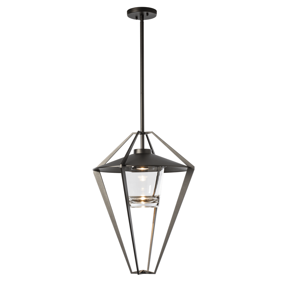 Hubbardton Forge Stellar 2-in-1 Large Outdoor Pendant/Semi-Flush Light, Dimmable, 50W, Multiple Finishes