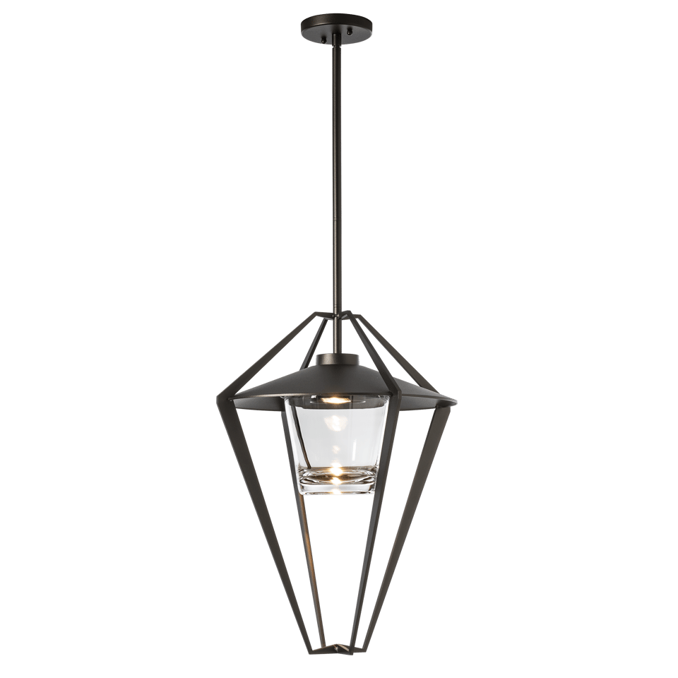 Hubbardton Forge Stellar 2-in-1 Large Outdoor Pendant/Semi-Flush Light, Dimmable, 50W, Multiple Finishes