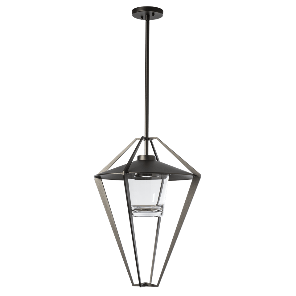 Hubbardton Forge Stellar 2-in-1 Large Outdoor Pendant/Semi-Flush Light, Dimmable, 50W, Multiple Finishes