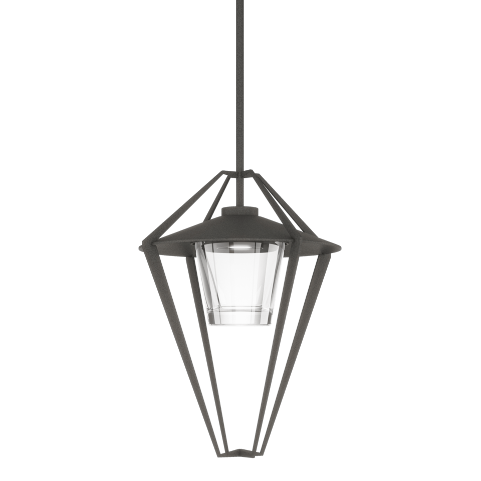 Hubbardton Forge Stellar 2-in-1 Large Outdoor Pendant/Semi-Flush Light, Dimmable, 50W, Multiple Finishes