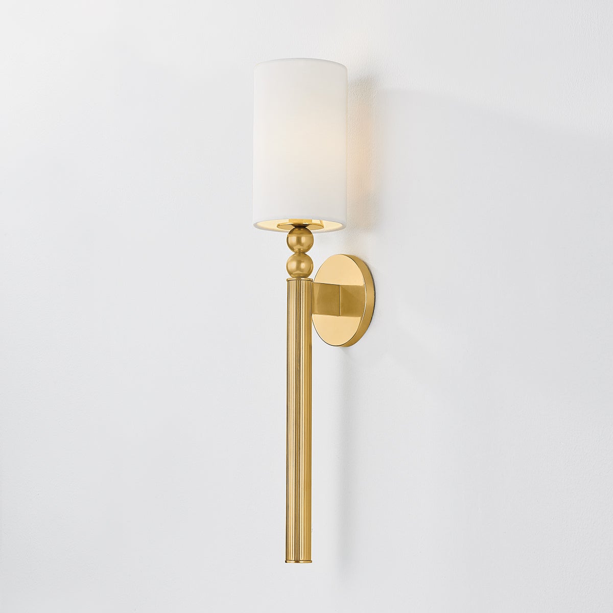 Lakeport Sconce 3824 by Hudson Valley Lighting - Elegant Wall Light with Linen Shade