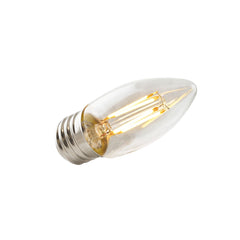 3.3W LED Dimmable Filament B11 Bulb, 300 Lumens, 2700K, E26 Base, 92 CRI, 15,000 Hour Lifespan