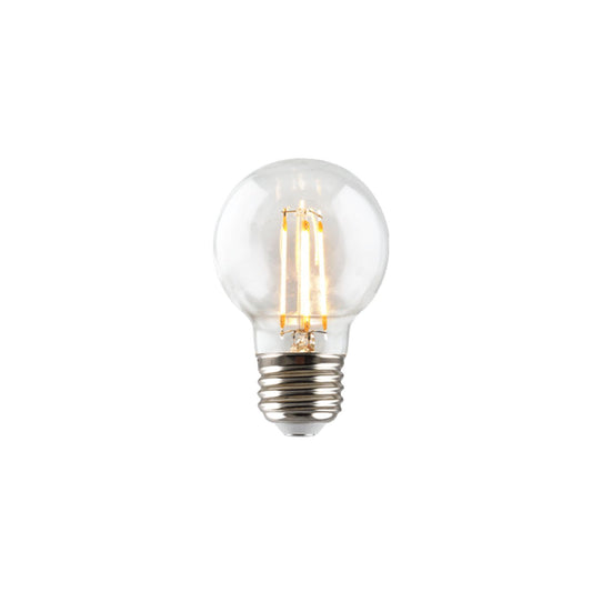 3.8 Watt LED Filament G16.5 Bulb - 350 Lumens - 2700K - E26 Base - Dimmable - 92 CRI - 120V by Green Creative