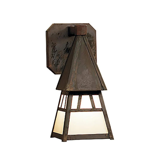 4″ Dartmouth Sconce - DS-4OF-MB - Mission Brown by Arroyo Craftsman