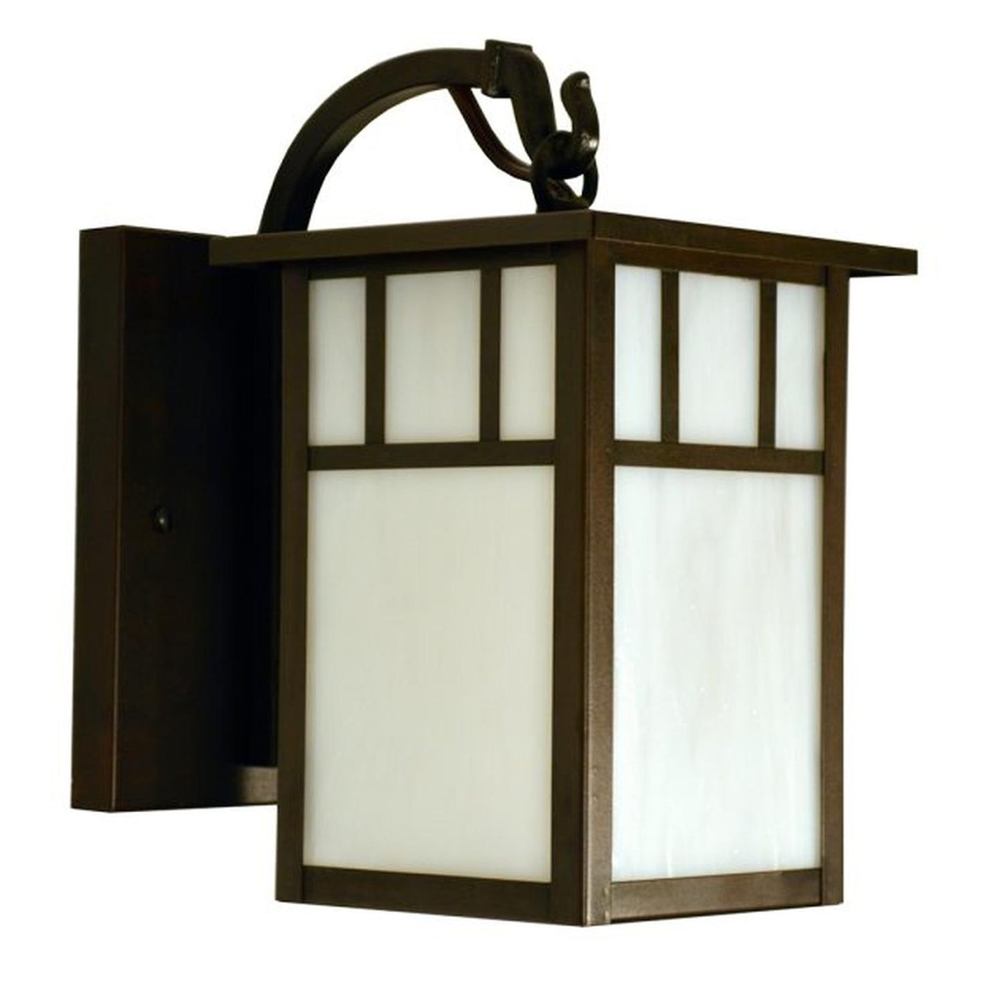 4″ Huntington Wall Mount With Double T-Bar Overlay - HB-4LDTWO-BZ - Bronze by Arroyo Craftsman
