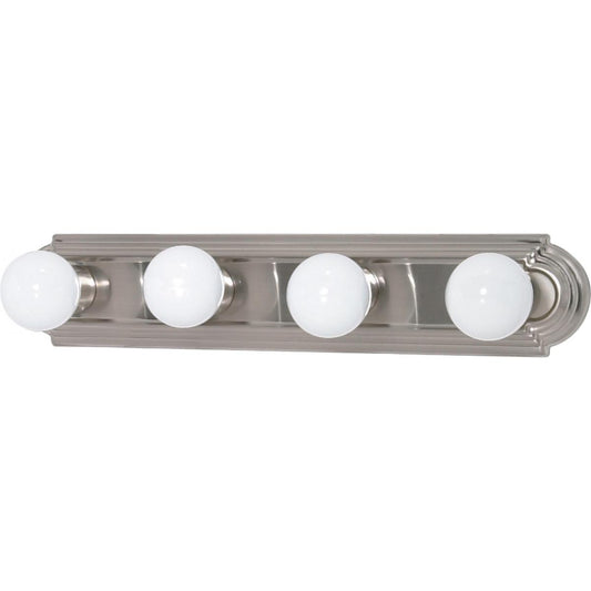 4 Light - 24" - Vanity - Racetrack Style - Color retail packaging - Satco 60-6073