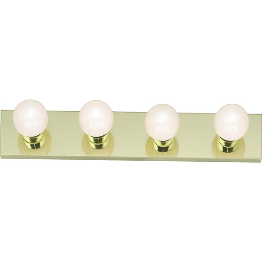 4 Light - 24" Vanity Strip - Polished Brass Finish - Satco SF77-189