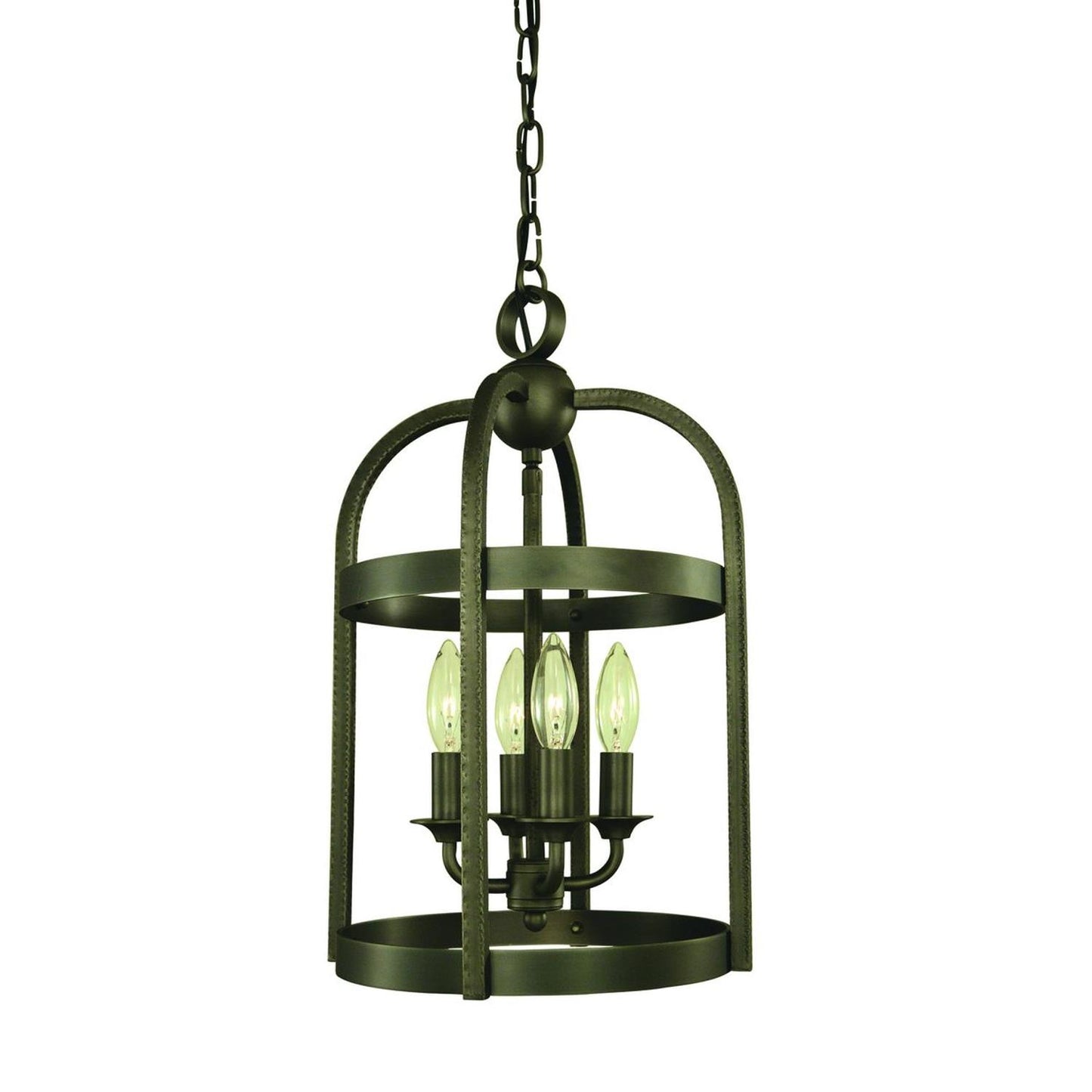 4-Light Iron Heidelberg Dinette Chandelier - 5644 IRON by Framburg