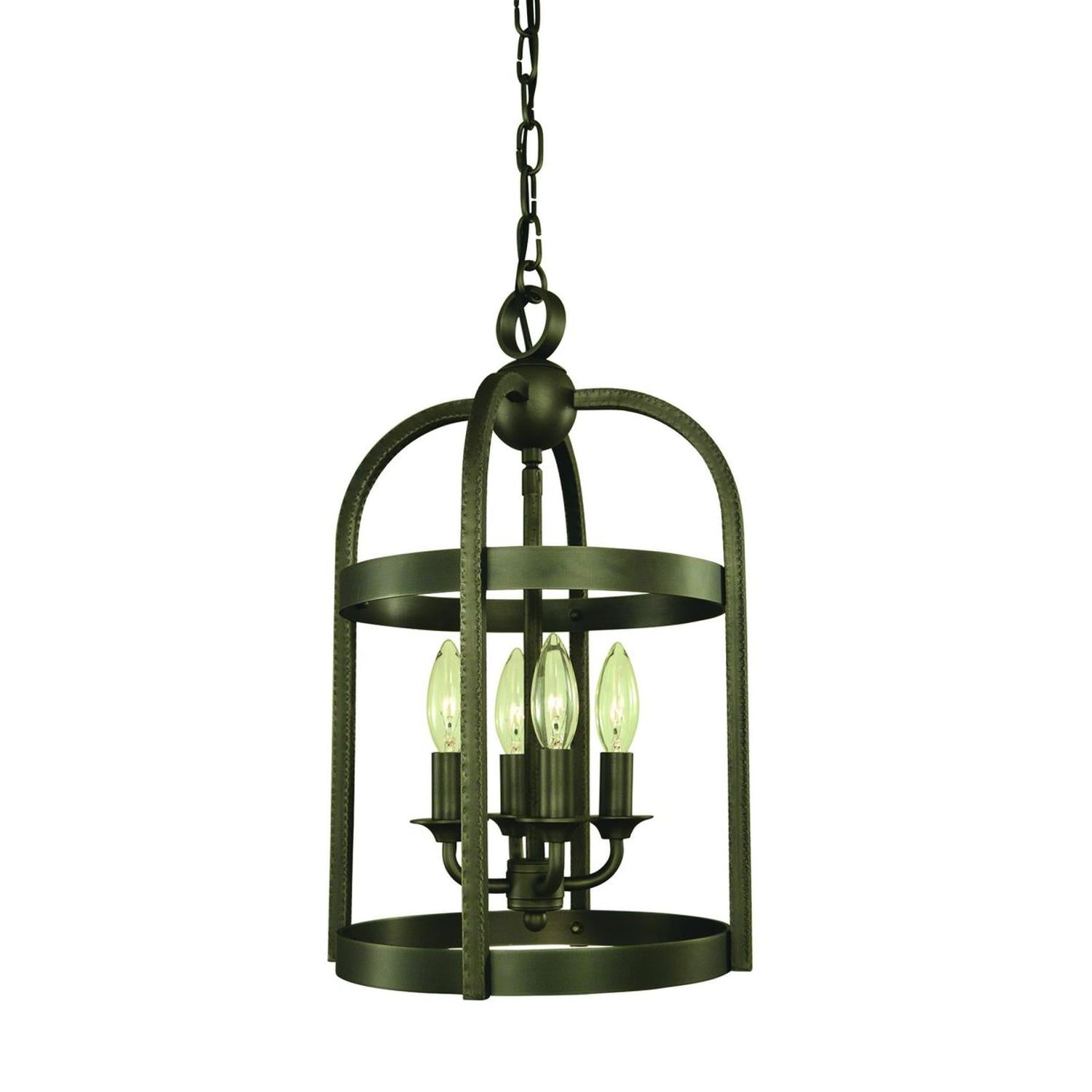 4-Light Iron Heidelberg Dinette Chandelier - 5644 IRON by Framburg