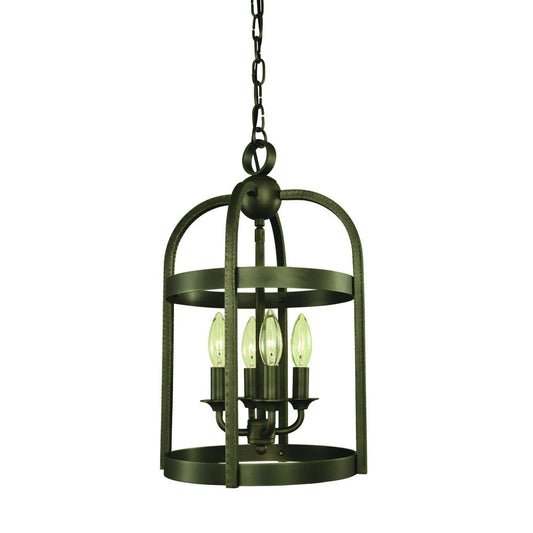 4-Light Iron Heidelberg Dinette Chandelier - 5644 IRON by Framburg