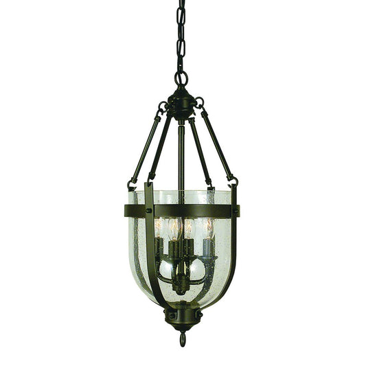 4-Light Mahogany Bronze Hannover Dinette Chandelier - 1014 MB by Framburg