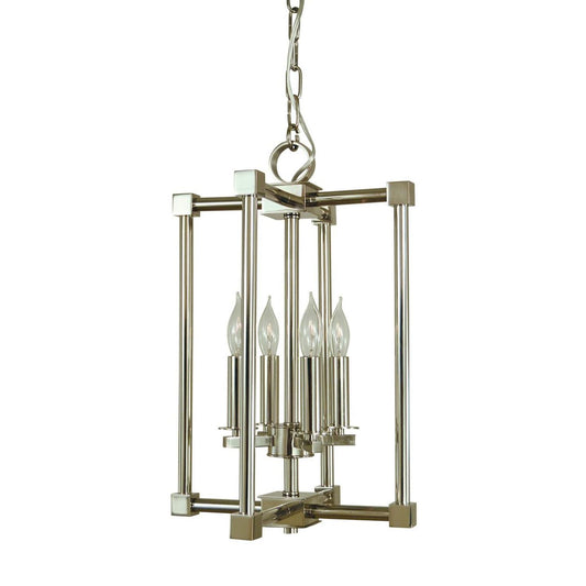 4-Light Polished Nickel Lexington Chandelier - 4604 PN by Framburg
