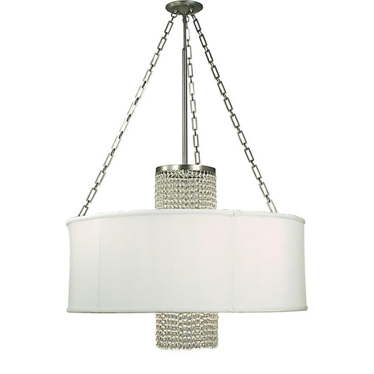 4-Light Polished Silver Angelique Dining Chandelier - 1958 PS/SWH by Framburg