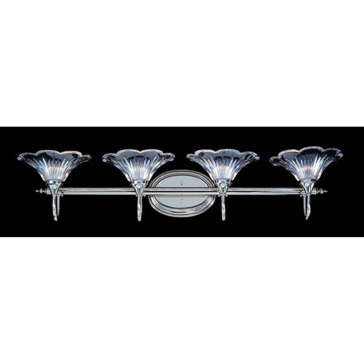 4-Light Polished Silver Geneva Sconce - 8734 PS by Framburg