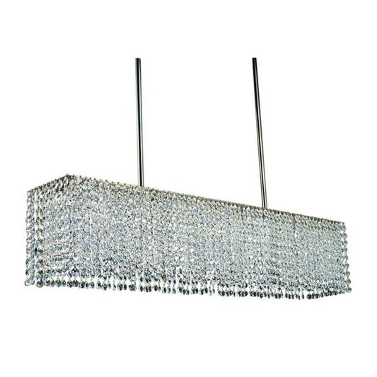 4-Light Polished Silver Princessa Island Chandelier - 2048 PS by Framburg