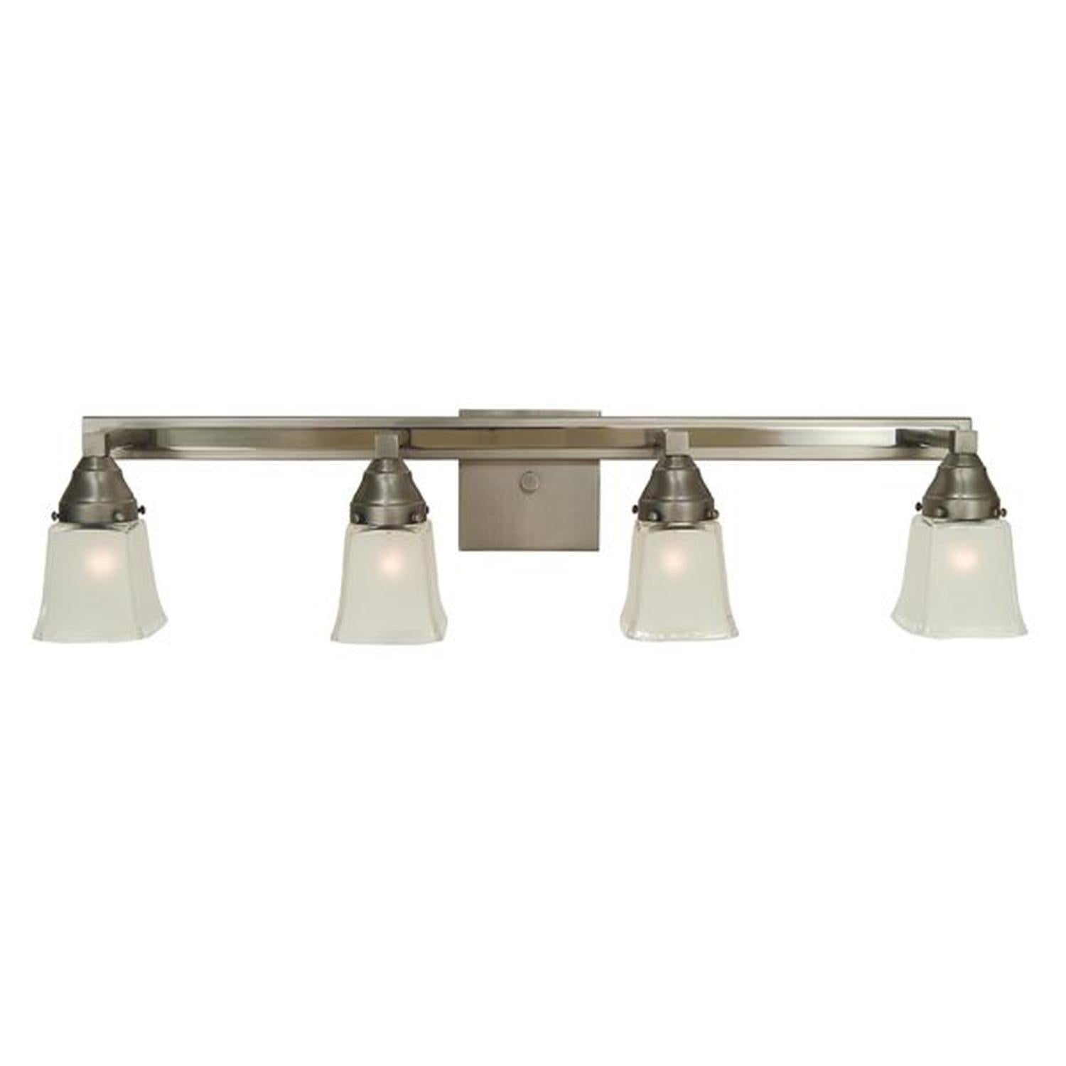 4-Light Satin Pewter/Polished Nickel Mercer Sconce - 4774 SP/PN by Framburg