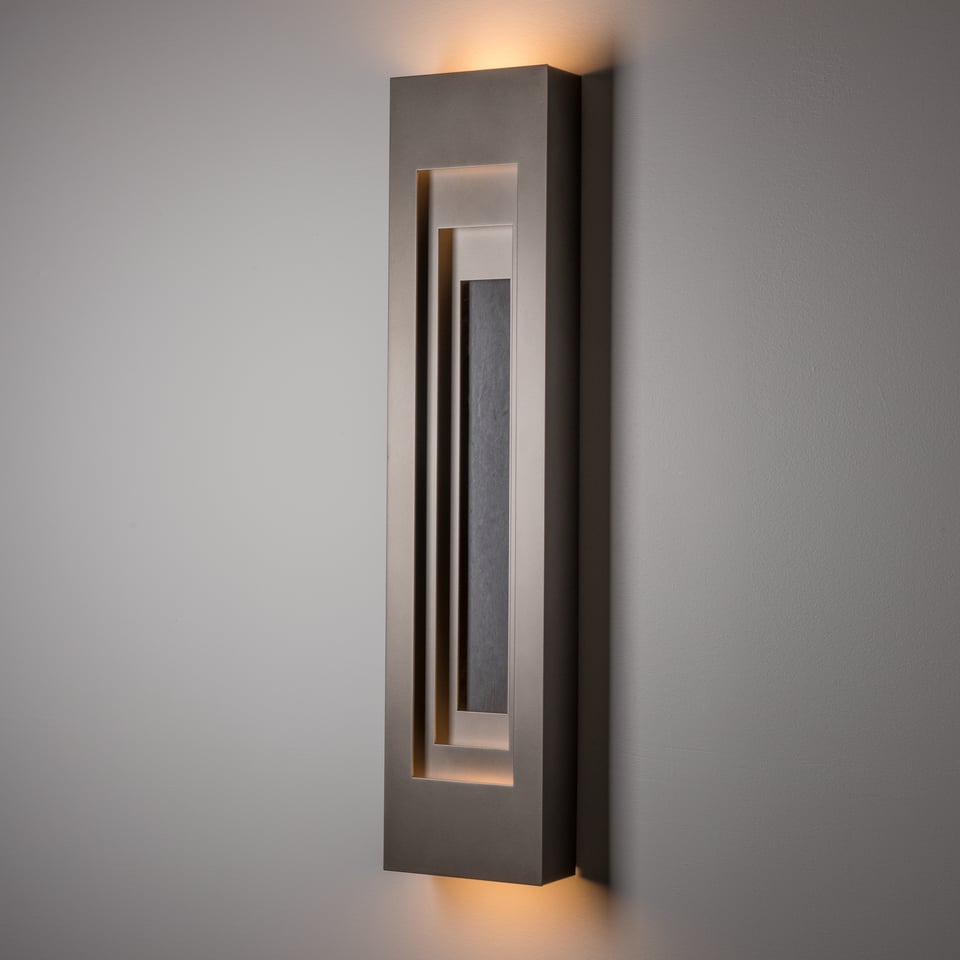 Procession Large Outdoor Sconce 40"H by Hubbardton Forge - Dimmable, UL Wet Rated, Multiple Finishes