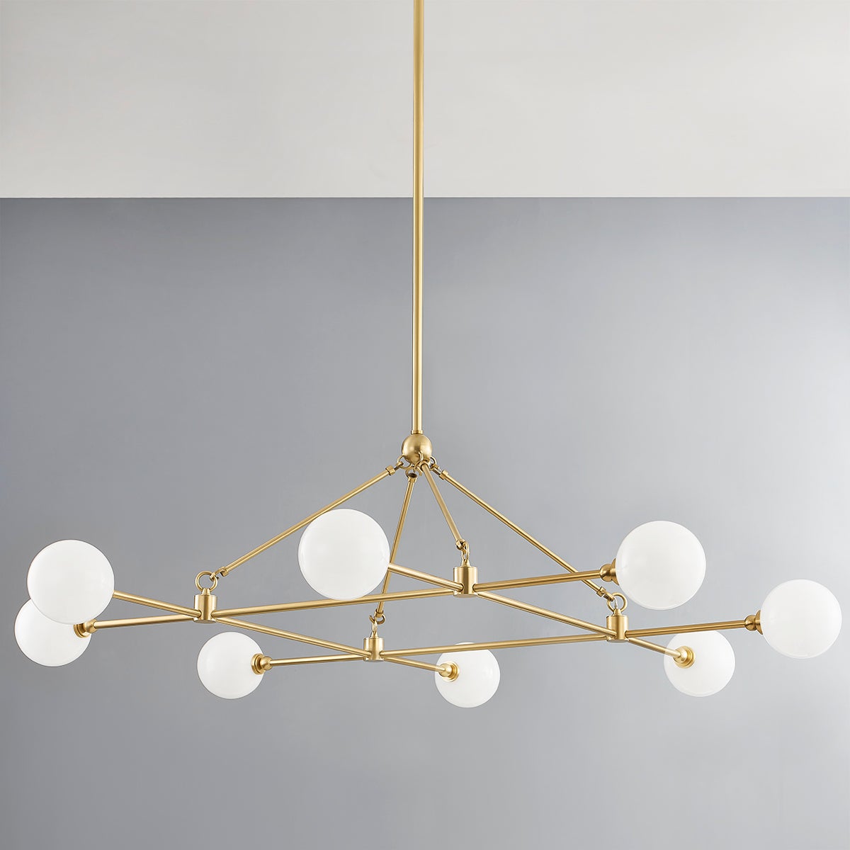 Andrews 8-Light Chandelier - 46"L x 46"W x 18.25"H