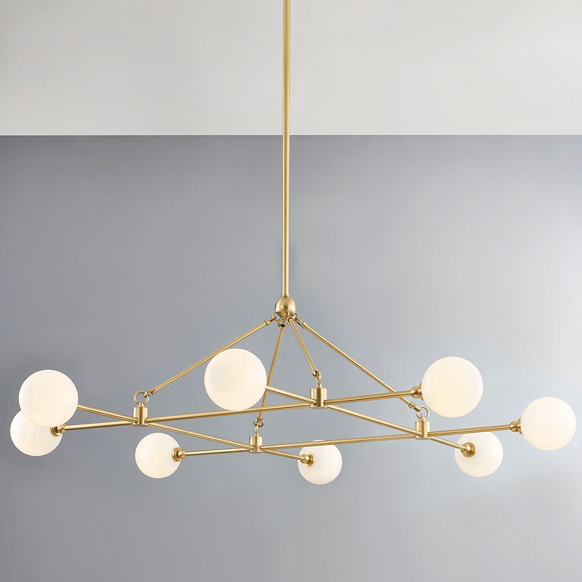 Andrews 8-Light Chandelier - 46"L x 46"W x 18.25"H