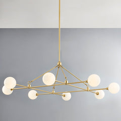 Andrews 8-Light Chandelier - 46"L x 46"W x 18.25"H