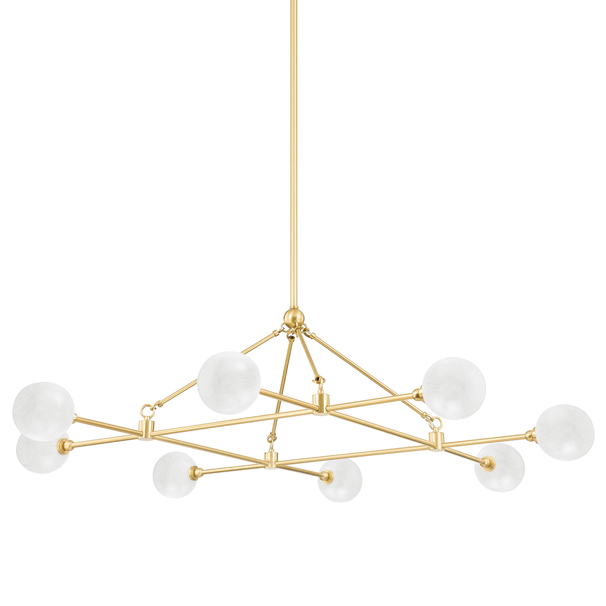 Andrews 8-Light Chandelier - 46"L x 46"W x 18.25"H