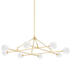 Andrews 8-Light Chandelier - 46"L x 46"W x 18.25"H