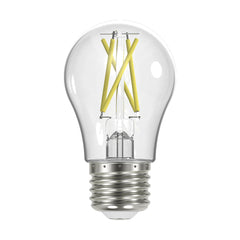 5W LED A15 Filament Bulb, 450 Lumens, Dimmable E26 Base, 2700K-5000K, 15,000 Hour Life
