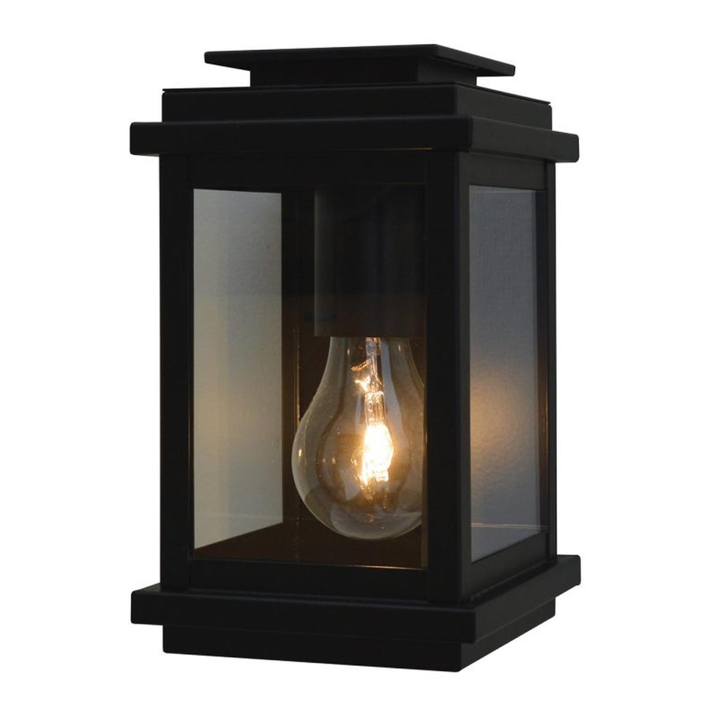 5″ Bournemouth Wall Mount - BOW-5CLR-BK - Satin Black by Arroyo Craftsman