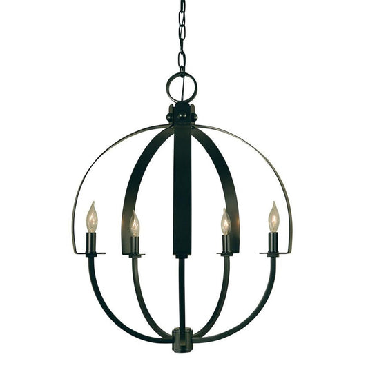 5-Light Antique Brass Luna Chandelier - 4725 AB by Framburg
