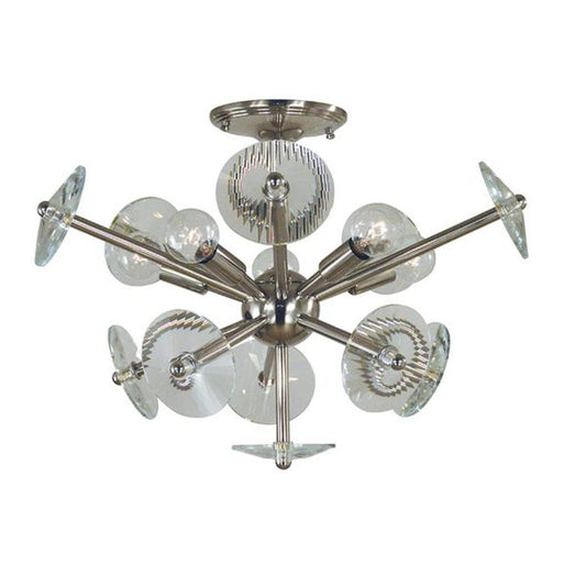 5-Light Apogee Flush Mount/Semi Flush Mount - 4812 PN by Framburg