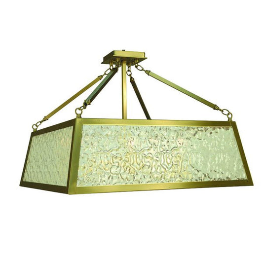 5-Light Brushed Brass Avery Semi-Flush - 5898 BR by Framburg