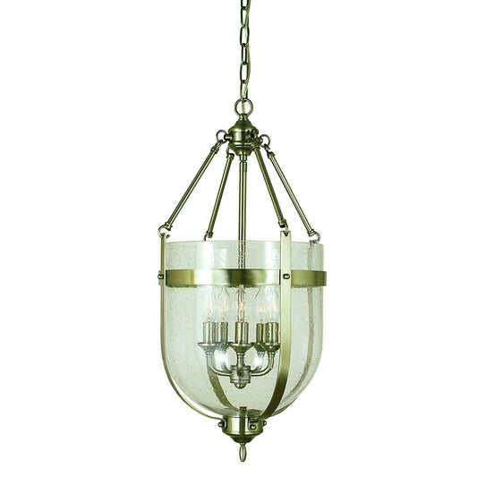 5-Light Brushed Nickel Hannover Dining Chandelier - 1015 BN by Framburg