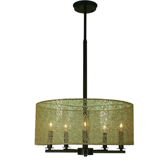 5-Light Mahogany Bronze Chloe Dining Chandelier - 1217 MB by Framburg