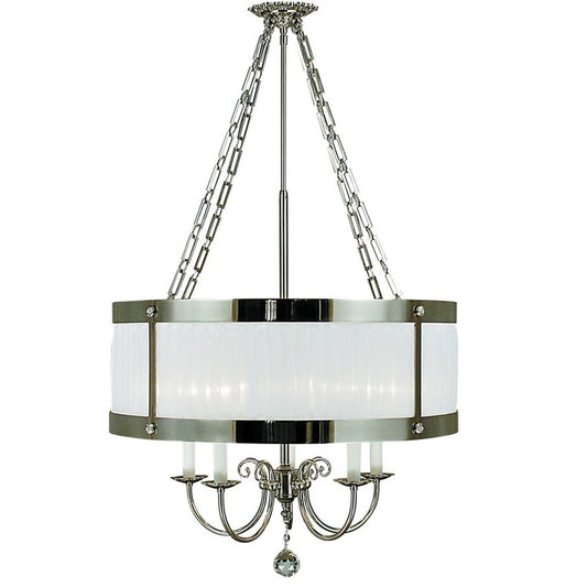 5-Light Polished Silver Astor Dining Chandelier - 2175 PS by Framburg