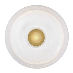 Ombra 19" Large Pendant Light by Fredrick Ramond - Cased Opal/Smoked Glass, Dimmable, LED Compatible