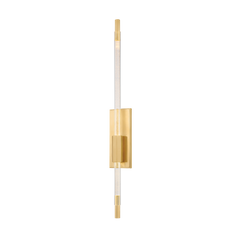 Hudson Valley Lighting Rosco Sconce 5936-AGB - Elegant Aged Brass Wall Light with Dimmable LED