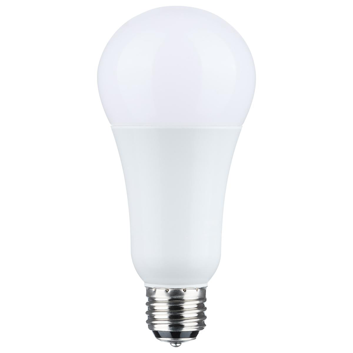 5W/14W/20W LED 3-Way A21 Bulb, 600-2150 Lumens, E26D Base, 120V, 2700K-5000K, 25,000 Hour Lifespan