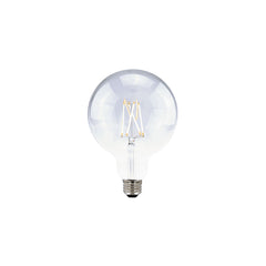 5.5W LED Filament G40 Bulb, 500 Lumens, Dimmable, 2700K, E26 Base, 92 CRI, Energy Efficient