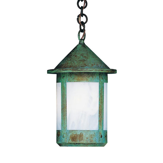 6″ Berkeley Pendant - BH-6WO-VP - Verdigris Patina by Arroyo Craftsman