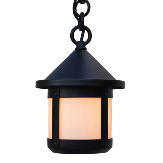 6″ Berkeley Short Body Pendant - BH-6SWO-BK - Satin Black by Arroyo Craftsman