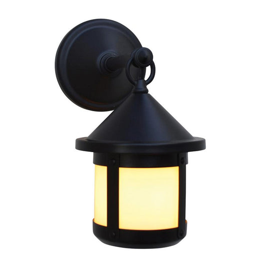 6″ Berkeley Short Body Wall Mount - BB-6SOF-BK - Satin Black by Arroyo Craftsman