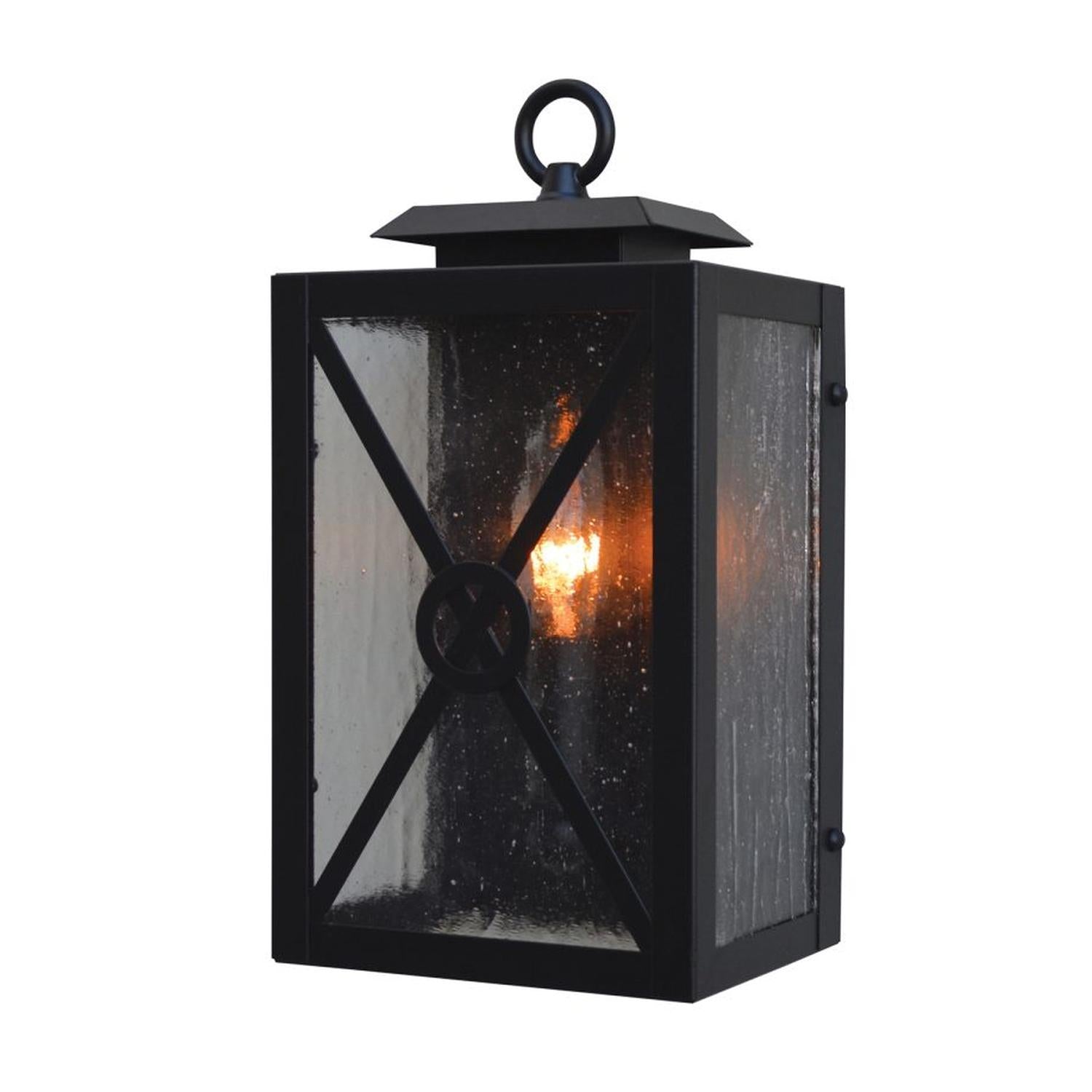 6″ Exeter Sconce - EXS-6CS-BK - Satin Black by Arroyo Craftsman