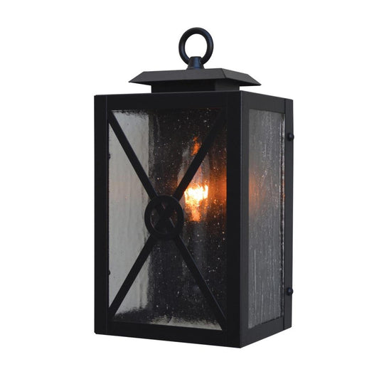 6″ Exeter Sconce - EXS-6CS-BK - Satin Black by Arroyo Craftsman