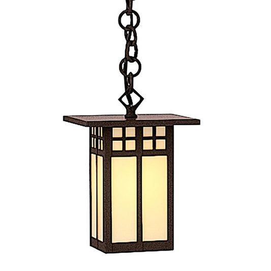 6″ Glasgow Long Body Pendant - GH-6LCR-RB - Rustic Brown by Arroyo Craftsman