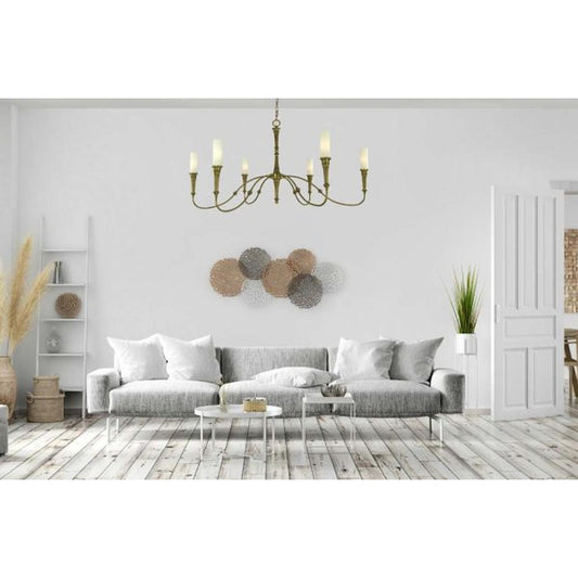 6-Light Antique Brass Old Greenwich Dining Chandelier - 5976 AB by Framburg